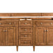 Brittany 72" Double Vanity, Burnished Mahogany, w/ 3 CM Tajnar Eclos Top w/FreePower Wireless Charger