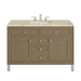 Chicago 48" Single Vanity, Smokey Celadon, w/ 3 CM Siberian Silestone Top w/FreePower Wireless Charger