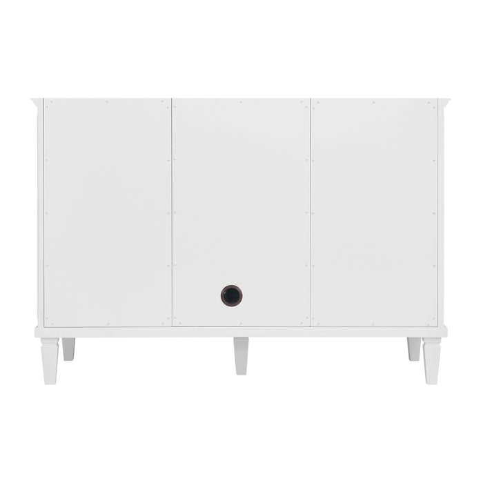 Myrrin 48" Single Vanity, Mid Century Walnut w/ 3 CM Charcoal Soapstone Silestone Top