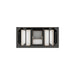 Brookfield 48" Single Vanity, Pecan w/ Single Hole 3CM White Zeus Silestone  Top & Backsplash