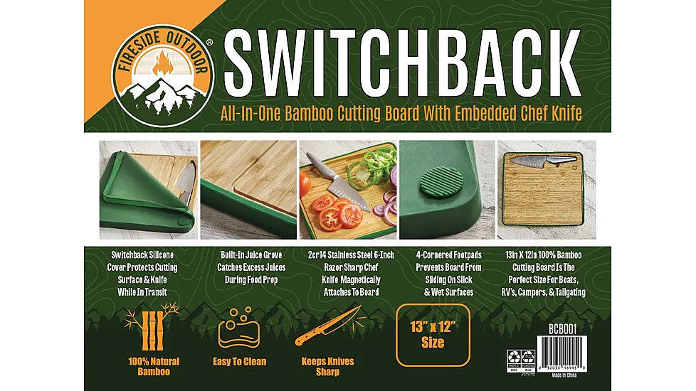 Fireside Outdoor Switchback Travel Cutting Board BCB001
