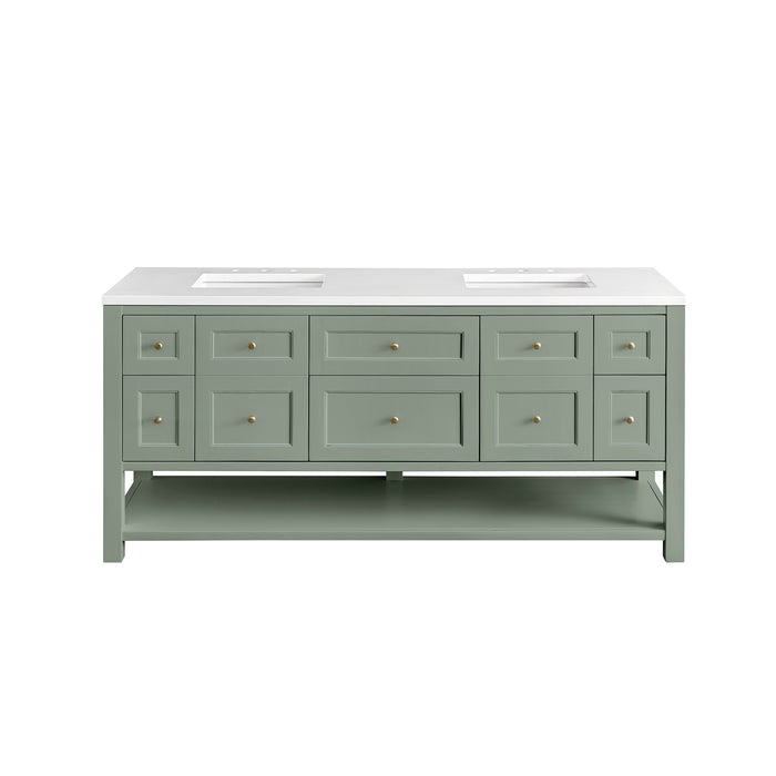 James Martin Vanities Breckenridge 72" Double Vanity