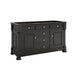 Brookfield 60" Double Vanity, Black Onyx