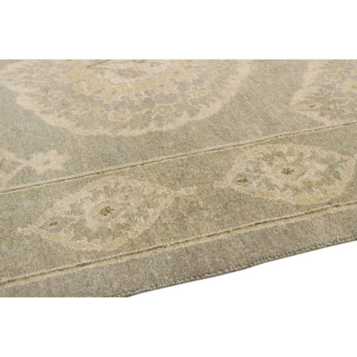 Pasargad Home Ottoman Collection Hand-Knotted Lamb's Wool Area Rug- 8' 1" X 9'11" PCH-5 8X10