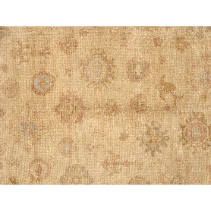 Pasargad Home Turkish Oushak Collection Hand-Knotted Lamb's Wool Area Rug- 7'11" X 10' 0" PDT-12 8X10