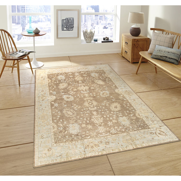 Pasargad Home Oushak Collection Hand-Knotted Lamb's Wool Area Rug-13' 2" X 18' 1" 39284