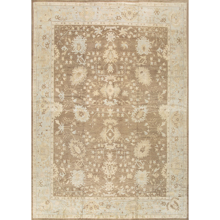 Pasargad Home Oushak Collection Hand-Knotted Lamb's Wool Area Rug-13' 2" X 18' 1" 39284