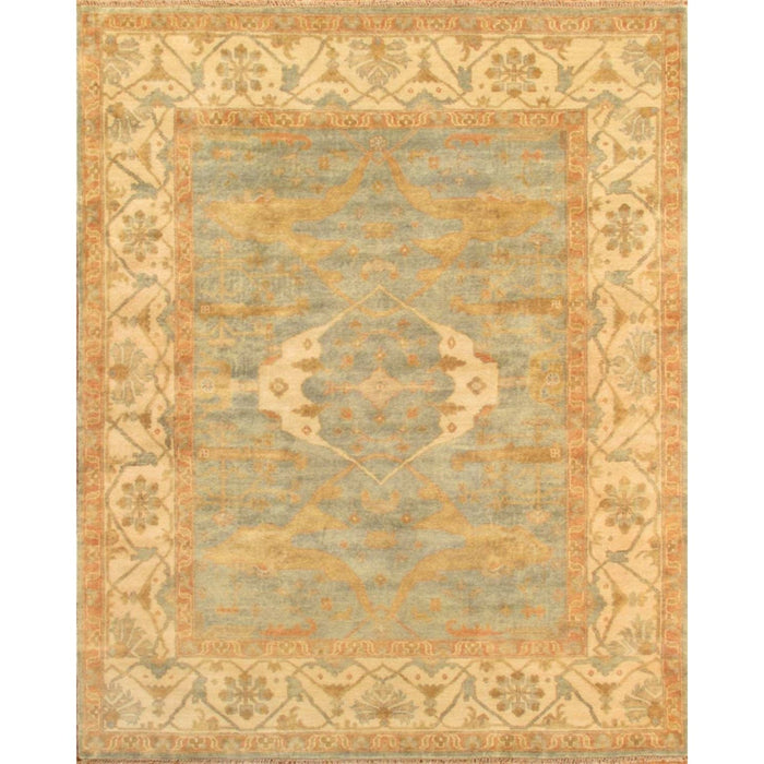 Pasargad Home Oushak Collection Hand-Knotted Lamb's Wool Area Rug- 12' 2" X 17' 8" PS-1 12X18