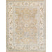 Pasargad Home Oushak Collection Hand-Knotted L. Gold Lamb's Wool Area Rug- 9' 1" X 11'11" PS-2 L.GOLD 9X12