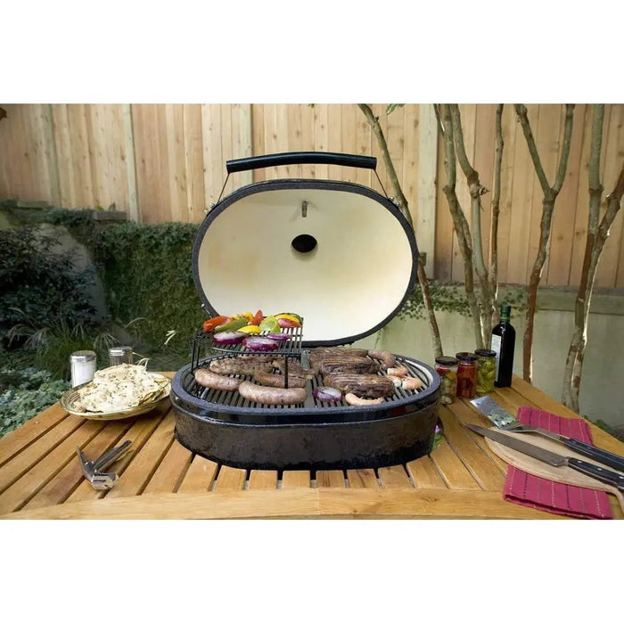 Primo Cypress Table for Oval X-Large Oval Ceramic Kamado Grill - PG00600