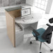 MDD Ovo Modern Compact Reception Desk 61" x 34.2" LOP10