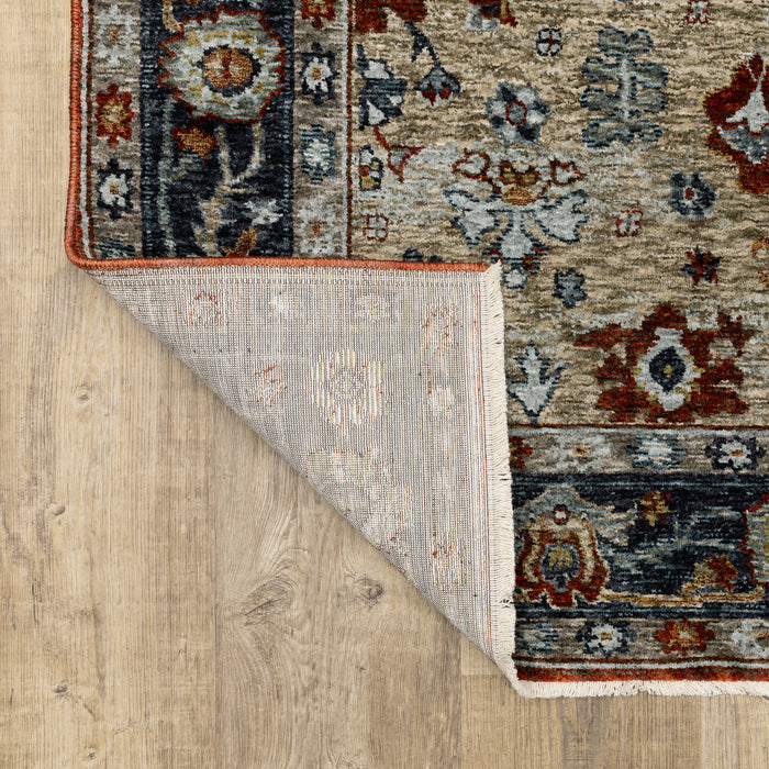 Oriental Weavers Aberdeen 1143H Rust/ Blue 9'10"" x 12'10"" Indoor Area Rug A1143H300394ST