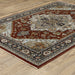 Oriental Weavers Aberdeen 1144R Red/ Blue 7'10"" x 10'10"" Indoor Area Rug A1144R240340ST