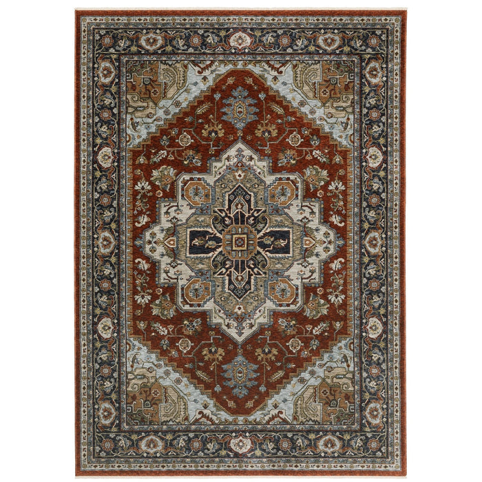 Oriental Weavers Aberdeen 1144R Red/ Blue 7'10"" x 10'10"" Indoor Area Rug A1144R240340ST
