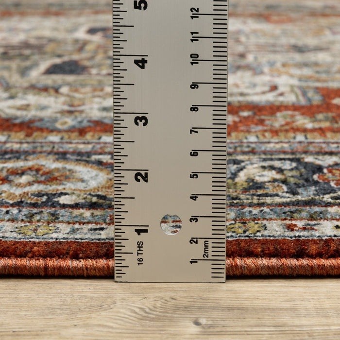 Oriental Weavers Aberdeen 1144R Red/ Blue 7'10"" x 10'10"" Indoor Area Rug A1144R240340ST