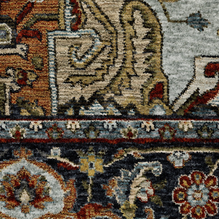 Oriental Weavers Aberdeen 1144R Red/ Blue 7'10"" x 10'10"" Indoor Area Rug A1144R240340ST