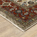 Oriental Weavers Aberdeen 144D1 Ivory/ Red 6'7"" x 9'6"" Indoor Area Rug A144D1200296ST