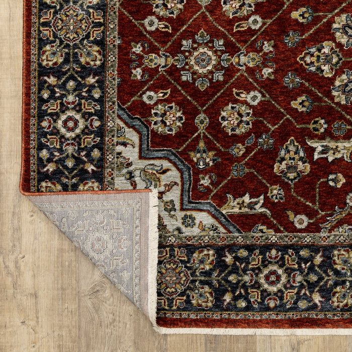 Oriental Weavers Aberdeen 4151R Red/ Blue 7'10"" x 10'10"" Indoor Area Rug A4151R240340ST