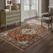 Oriental Weavers Aberdeen 4151R Red/ Blue 9'10"" x 12'10"" Indoor Area Rug A4151R30394ST