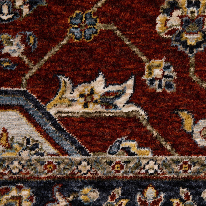 Oriental Weavers Aberdeen 4151R Red/ Blue 7'10"" x 10'10"" Indoor Area Rug A4151R240340ST