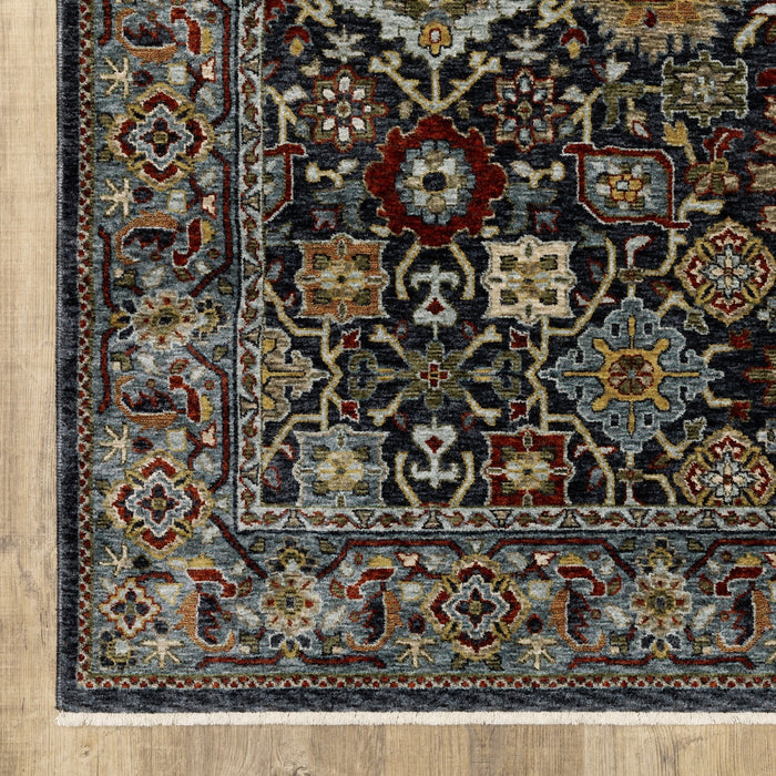 Oriental Weavers Aberdeen 4922D Blue/ Multi 9'10"" x 12'10"" Indoor Area Rug A4922D300394ST