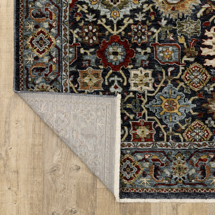 Oriental Weavers Aberdeen 4922D Blue/ Multi 9'10"" x 12'10"" Indoor Area Rug A4922D300394ST