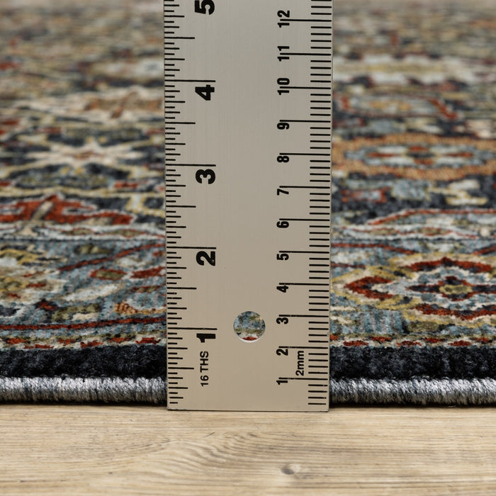 Oriental Weavers Aberdeen 4922D Blue/ Multi 9'10"" x 12'10"" Indoor Area Rug A4922D300394ST