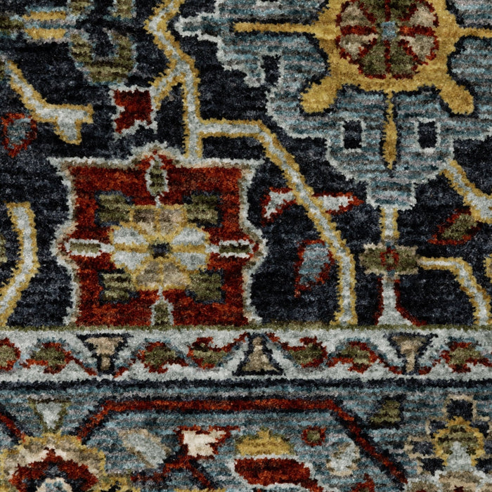 Oriental Weavers Aberdeen 4922D Blue/ Multi 9'10"" x 12'10"" Indoor Area Rug A4922D300394ST