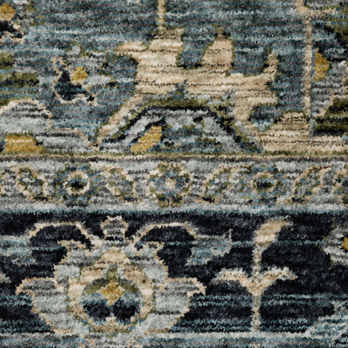 Oriental Weavers Aberdeen 051G1 Blue/ Tan 9'10"" x 12'10"" Indoor Area Rug A051G1300394ST