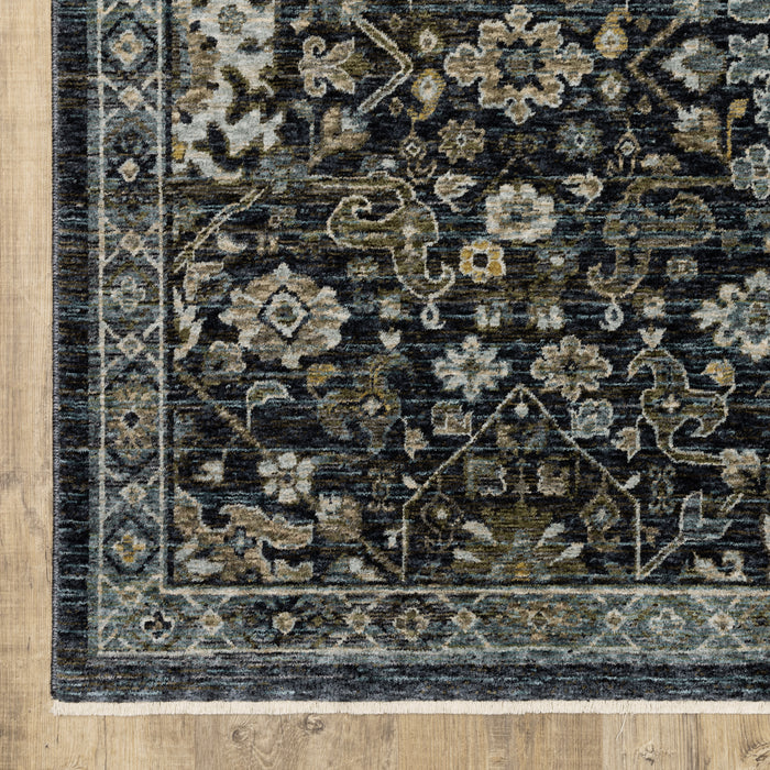 Oriental Weavers Aberdeen 533K1 Blue/ Light Blue 6'7"" x 9'6"" Indoor Area Rug A533K1200296ST