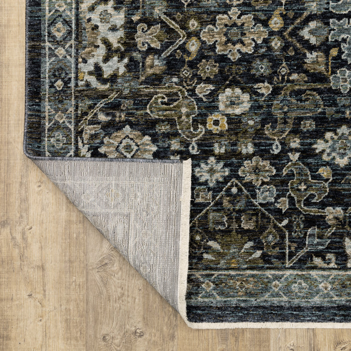Oriental Weavers Aberdeen 533K1 Blue/ Light Blue 6'7"" x 9'6"" Indoor Area Rug A533K1200296ST