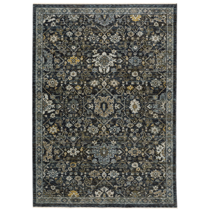 Oriental Weavers Aberdeen 533K1 Blue/ Light Blue 6'7"" x 9'6"" Indoor Area Rug A533K1200296ST