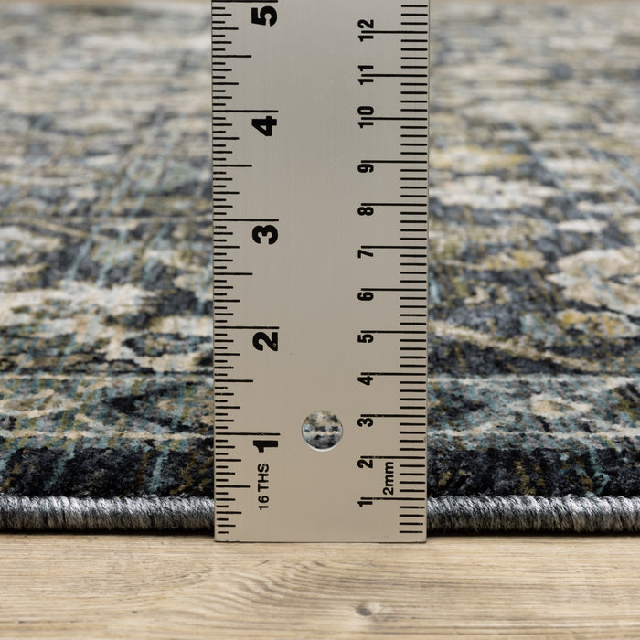 Oriental Weavers Aberdeen 533K1 Blue/ Light Blue 6'7"" x 9'6"" Indoor Area Rug A533K1200296ST
