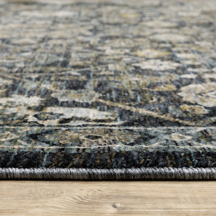 Oriental Weavers Aberdeen 533K1 Blue/ Light Blue 6'7"" x 9'6"" Indoor Area Rug A533K1200296ST