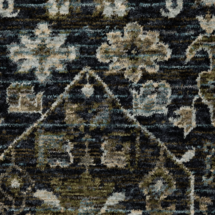 Oriental Weavers Aberdeen 533K1 Blue/ Light Blue 9'10"" x 12'10"" Indoor Area Rug A533K1300394ST