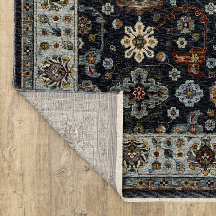Oriental Weavers Aberdeen 561B1 Blue/ Multi 7'10"" x 10'10"" Indoor Area Rug A561B1240340ST
