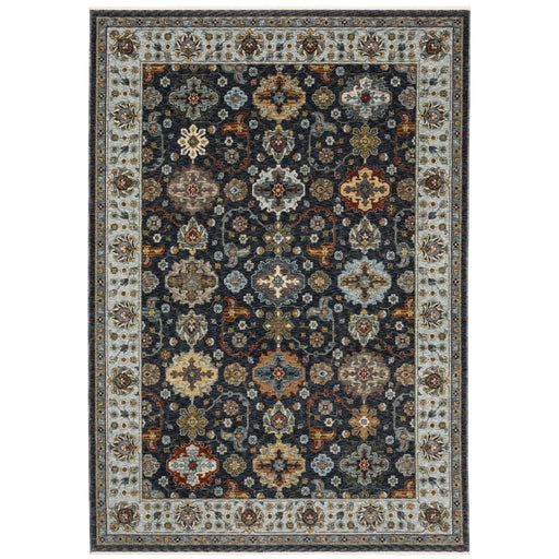 Oriental Weavers Aberdeen 561B1 Blue/ Multi 9'10"" x 12'10"" Indoor Area Rug A561B1300394ST