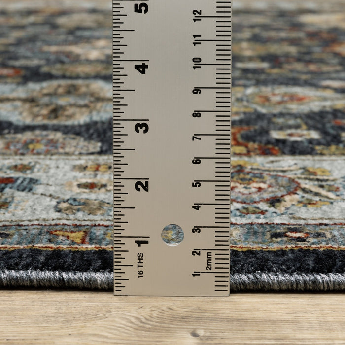 Oriental Weavers Aberdeen 561B1 Blue/ Multi 7'10"" x 10'10"" Indoor Area Rug A561B1240340ST