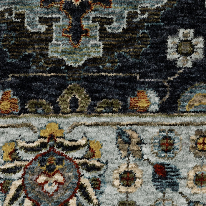 Oriental Weavers Aberdeen 561B1 Blue/ Multi 7'10"" x 10'10"" Indoor Area Rug A561B1240340ST