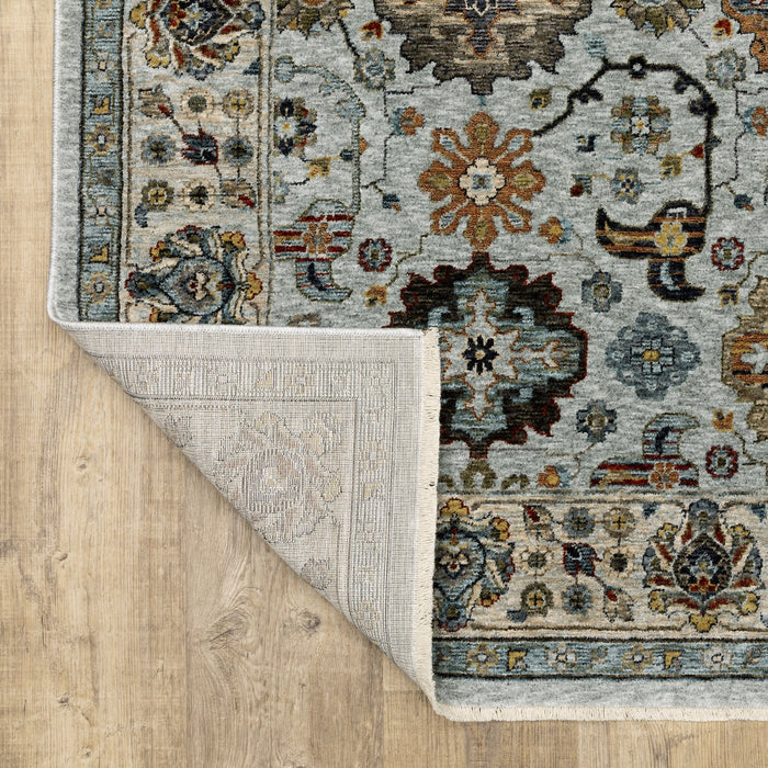 Oriental Weavers Aberdeen 561W1 Blue/ Beige 9'10"" x 12'10"" Indoor Area Rug A561W1300394ST