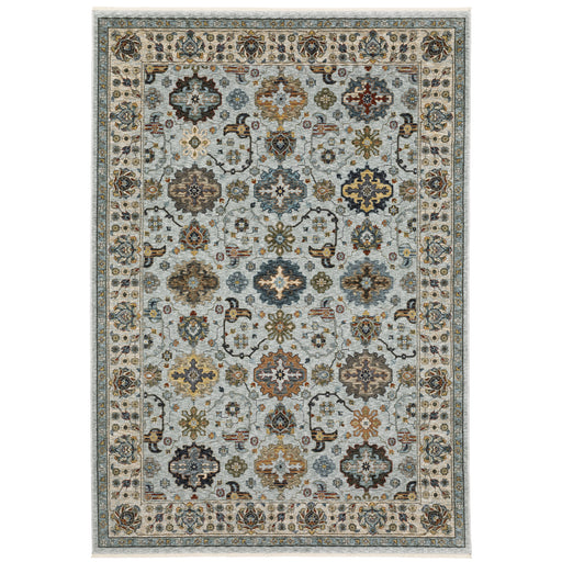 Oriental Weavers Aberdeen 561W1 Blue/ Beige 7'10"" x 10'10"" Indoor Area Rug A561W1240340ST