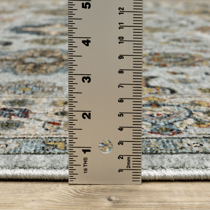 Oriental Weavers Aberdeen 561W1 Blue/ Beige 9'10"" x 12'10"" Indoor Area Rug A561W1300394ST