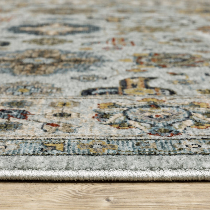Oriental Weavers Aberdeen 561W1 Blue/ Beige 9'10"" x 12'10"" Indoor Area Rug A561W1300394ST