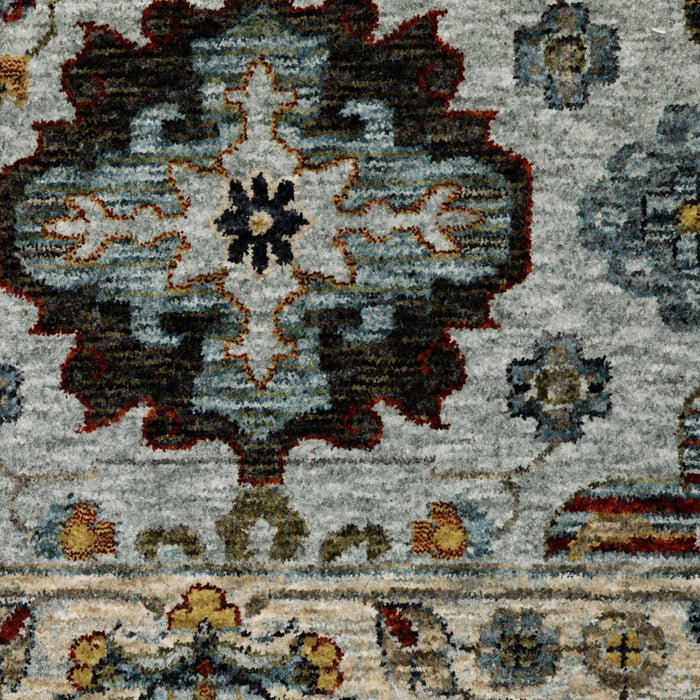 Oriental Weavers Aberdeen 561W1 Blue/ Beige 9'10"" x 12'10"" Indoor Area Rug A561W1300394ST