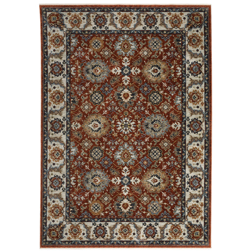 Oriental Weavers Aberdeen 562R1 Red/ Ivory 7'10"" x 10'10"" Indoor Area Rug A562R1240340ST