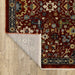 Oriental Weavers Aberdeen 006R1 Red/ Multi 7'10"" x 10'10"" Indoor Area Rug A006R1240340ST