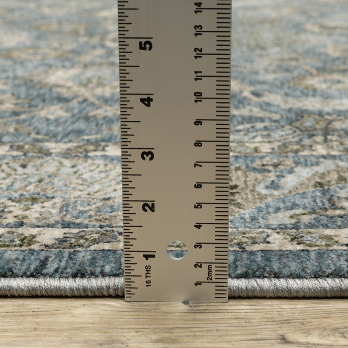 Oriental Weavers Aberdeen 070I1 Beige/ Blue 7'10"" x 10'10"" Indoor Area Rug A070I1240340ST