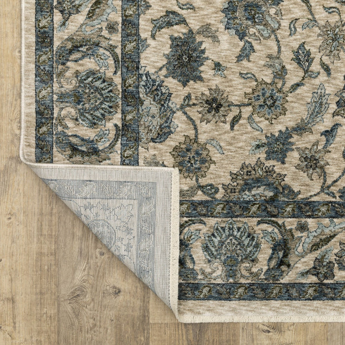 Oriental Weavers Aberdeen 070I1 Beige/ Blue 7'10"" x 10'10"" Indoor Area Rug A070I1240340ST