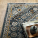 Oriental Weavers Aberdeen 7150B Blue/ Gold 7'10"" x 10'10"" Indoor Area Rug A7150B240340ST