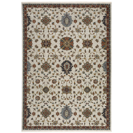 Oriental Weavers Aberdeen 751W1 Ivory/ Multi 7'10"" x 10'10"" Indoor Area Rug A751W1240340ST